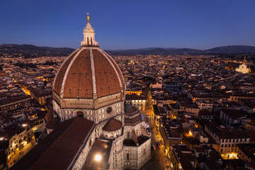 Fototapeta na wymiar Florence Italy. Basilica of Saint Mary of the Flower in Florence, tuscany