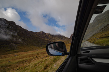 car on the road