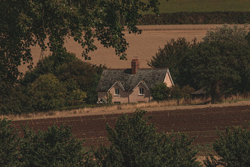 rural landscape in autumn