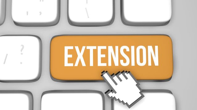 extension keyboard key animation