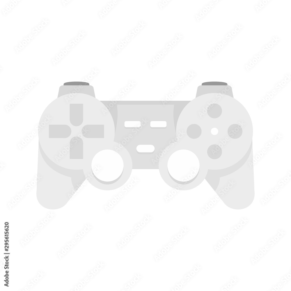 Poster toy gamepad icon. flat illustration of toy gamepad vector icon for web design