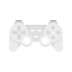 Toy gamepad icon. Flat illustration of toy gamepad vector icon for web design