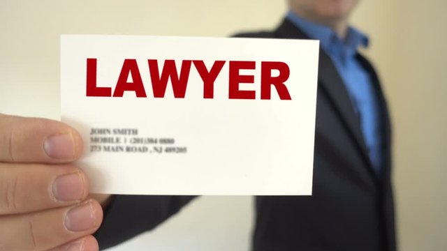 Lawyer Present Business Card 2