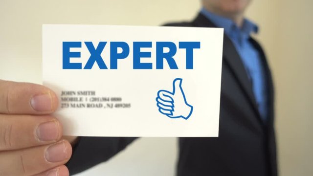 Expert present Business Card 2