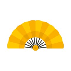 Tradition hand fan icon. Flat illustration of tradition hand fan vector icon for web design