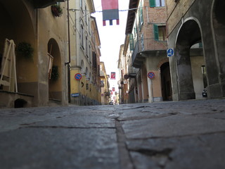 Straße in San Damiano d´Asti 