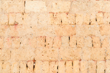 Clay brick wall texture