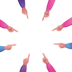 Hands with Pointing Fingers