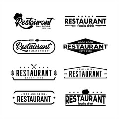 Fototapeta premium Restaurant Food and Drink Always Fresh