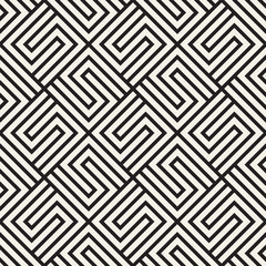 Vector seamless pattern. Modern stylish abstract texture. Repeating geometric tiles.