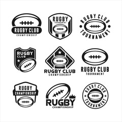 Badge Rugby Club Logos Collection