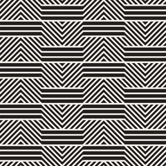 Vector seamless pattern. Modern stylish abstract texture. Repeating geometric tiles.