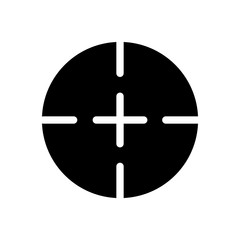 Aim target icon vector design template