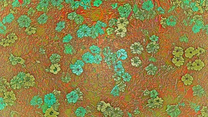  Abstract flowers. Background image for interior design