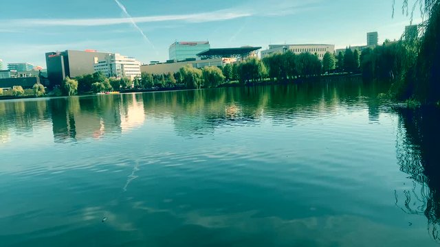 The beautiful lake in Cluj