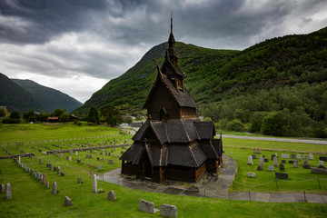 800-Year Old Norwegian Church Borgund stave church | Borgund, Norway