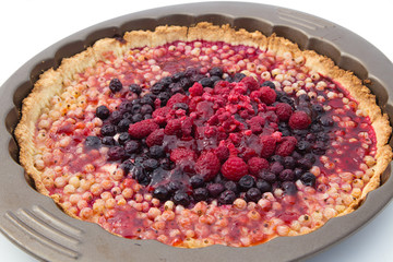 Tarte aux fruits rouges