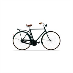 Fototapeta na wymiar Bicycle Vintage Classic Vector Illustration