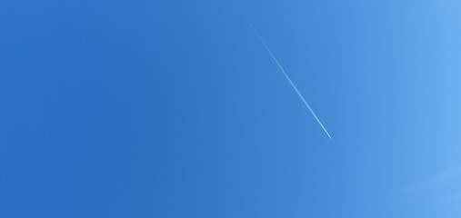 Plane in the sky