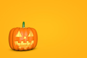 halloween pumpkin minimalist background