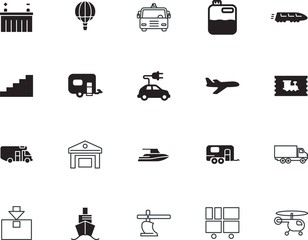 transport vector icon set such as: removal, subway, stock, port, access, yacht, equipment, manufacturing, jerrycan, station, chopper, wood, lorry, people, shuttle, gallon, plastic, coupon, logo, snow