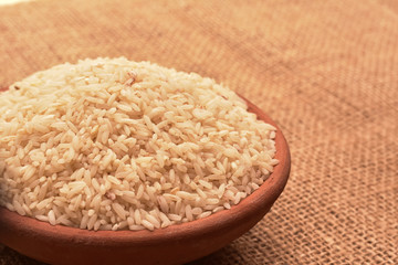 rice in the bowl