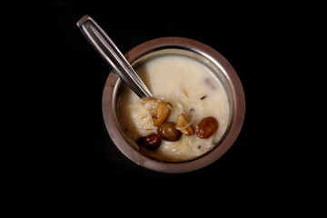 Mithai, semiya payasam(vermicelli), seasonal sweet dish Kerala India, South Indian sweet for Onam, Vishu festival.