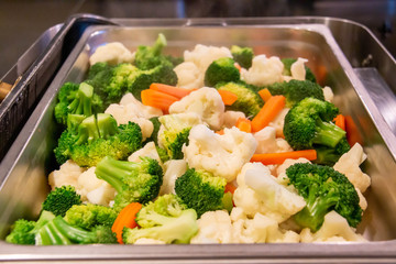 broccoli and cauliflower