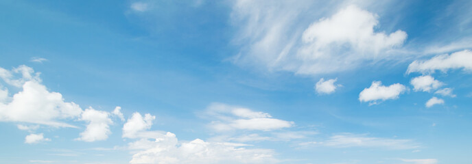 Himmel und Wolken tropisches Panorama