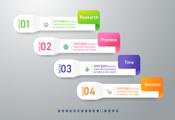 Design Business template infographic chart element with place date for presentations.