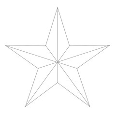 White Texan Star