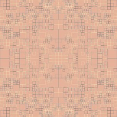 Abstract Symbols Random Distributed Pattern Generative Art background illustration