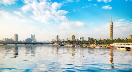 Panorama of the Nile - obrazy, fototapety, plakaty