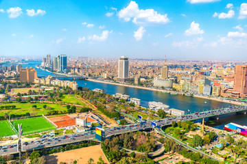 Obraz premium Cairo aerial View