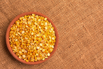 indian pulses in pot