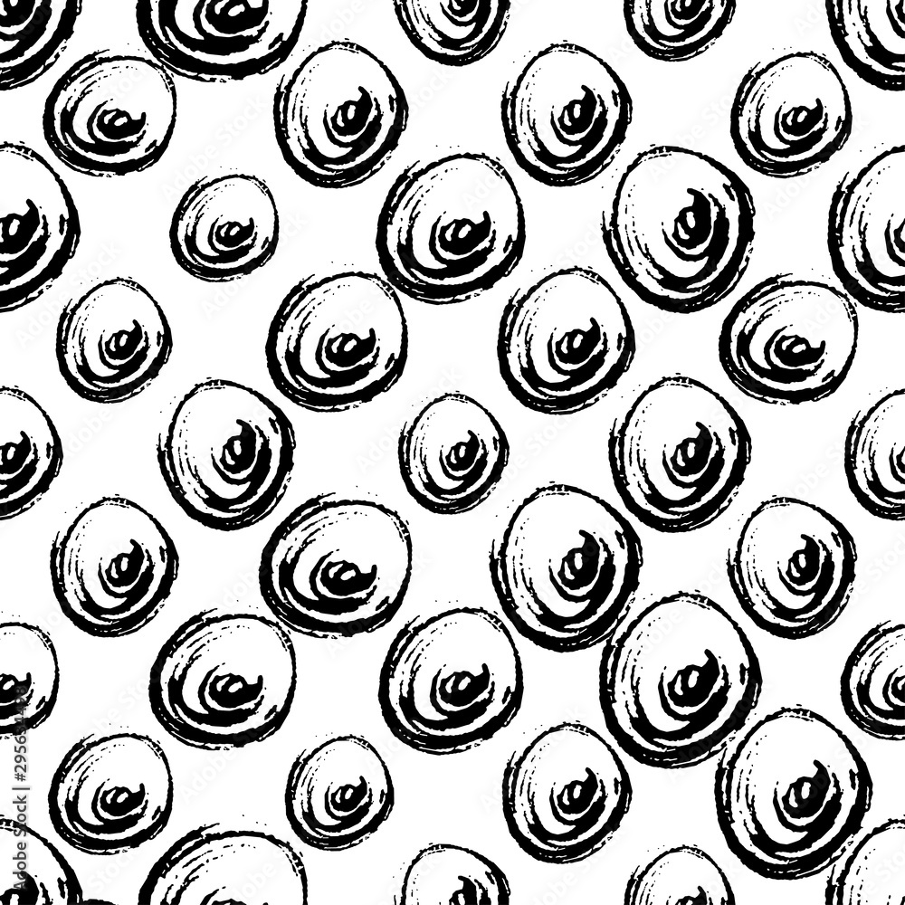 Poster modern seamless pattern. hand drown for wrapping paper. design element. modern simple abstract templ