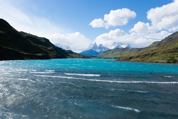 Chilean Patagonia landscape, Torres del Paine National Park