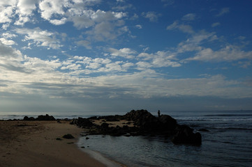 Some rocks on the coast of Sri Lanka