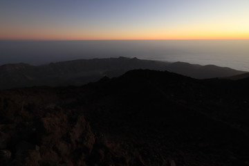 Anochecer Teide Tenerife