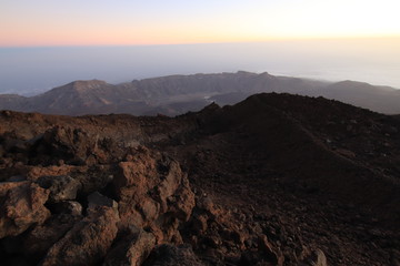 Anochecer Teide Tenerife