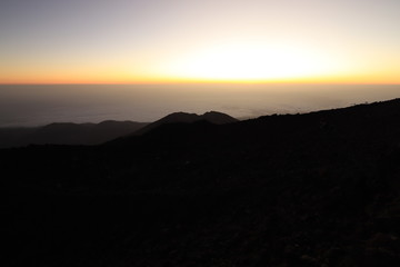Anochecer Teide Tenerife