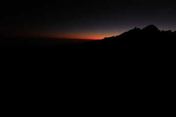 Anochecer Teide Tenerife