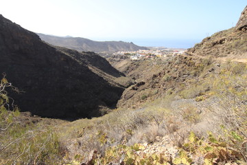 Fototapeta na wymiar Barranco infierno Tenerife