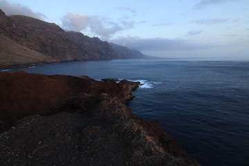 Puesta de sol en Punta de Teno