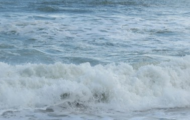 Ocean water background on Florida beach
