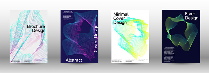 Cover design template set 