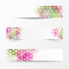 set of business cards