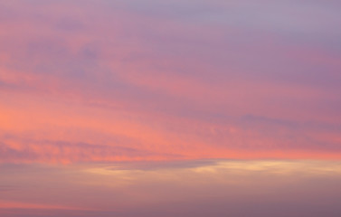 Naklejka na ściany i meble Soft pink sky at the early morning time