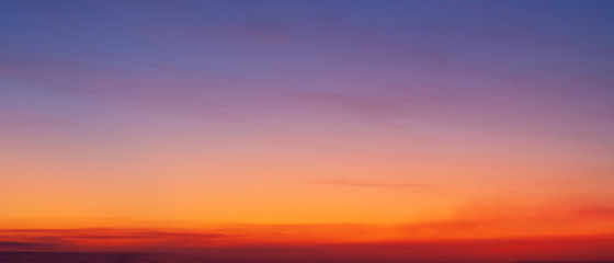 Bright colorful sunrise at the  early morning