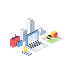 Vector 3d isometric, color web icon, new flat style. Creative illustration design, idea for infographics.